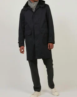 Clearance Hartford Parka Clarence bleu noir