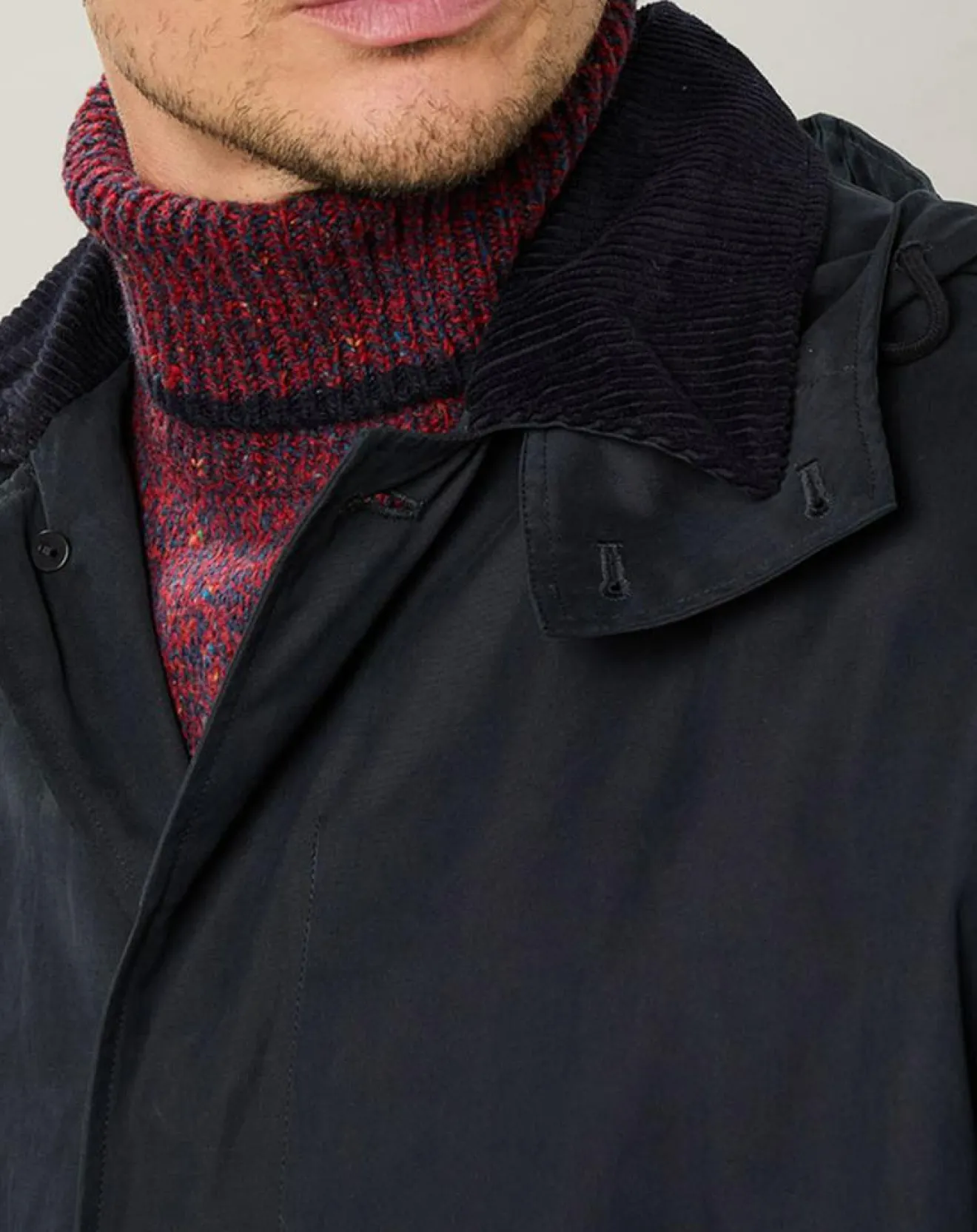 Clearance Hartford Parka Clarence bleu noir