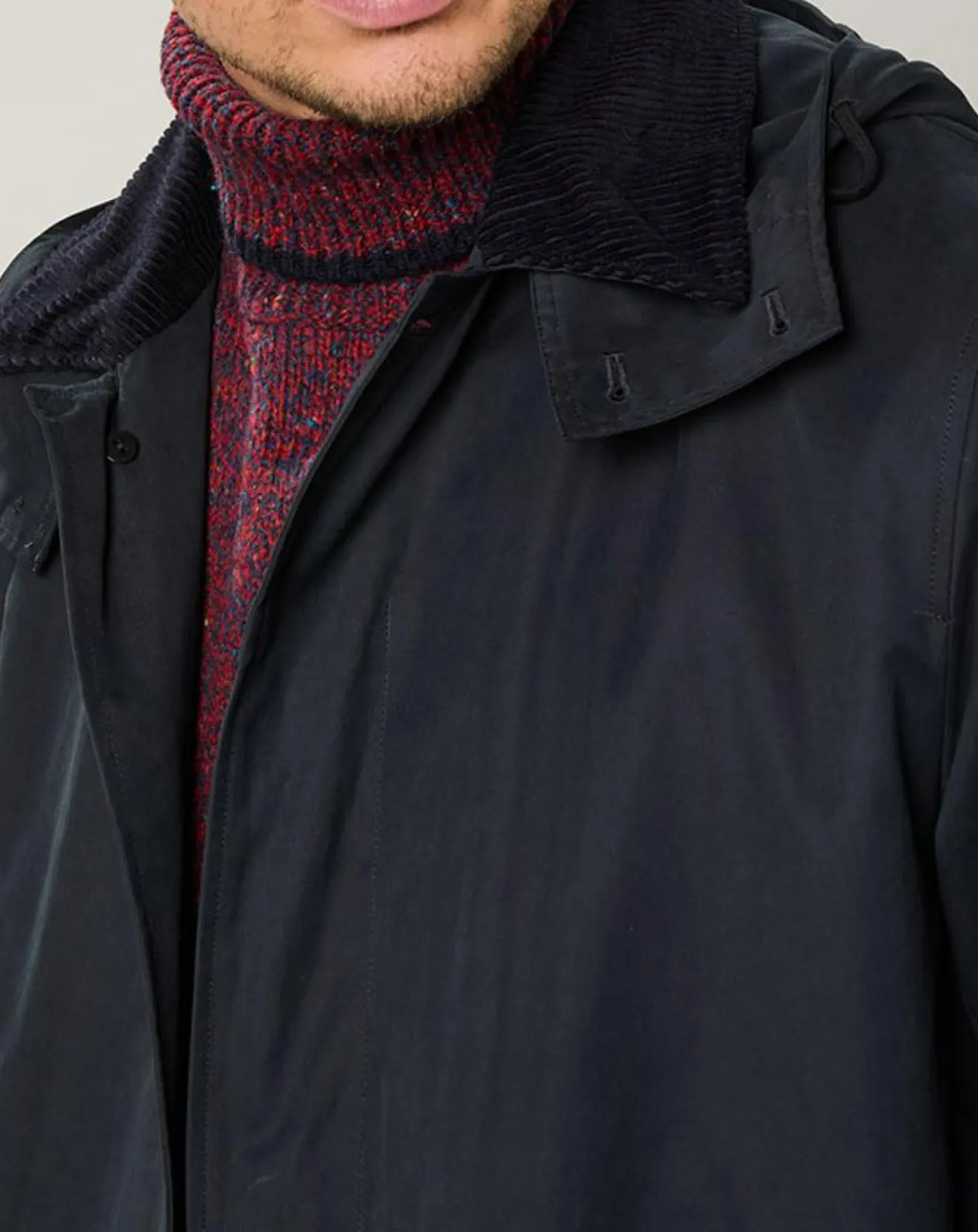 Clearance Hartford Parka Clarence bleu noir