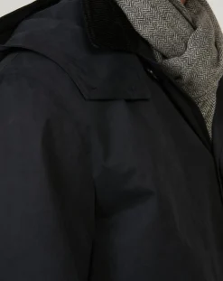 Clearance Hartford Parka Clarence bleu noir