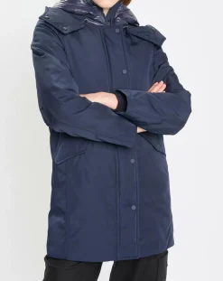 Clearance Marc O'Polo Parka courte et cintrée Thermore bleu marine