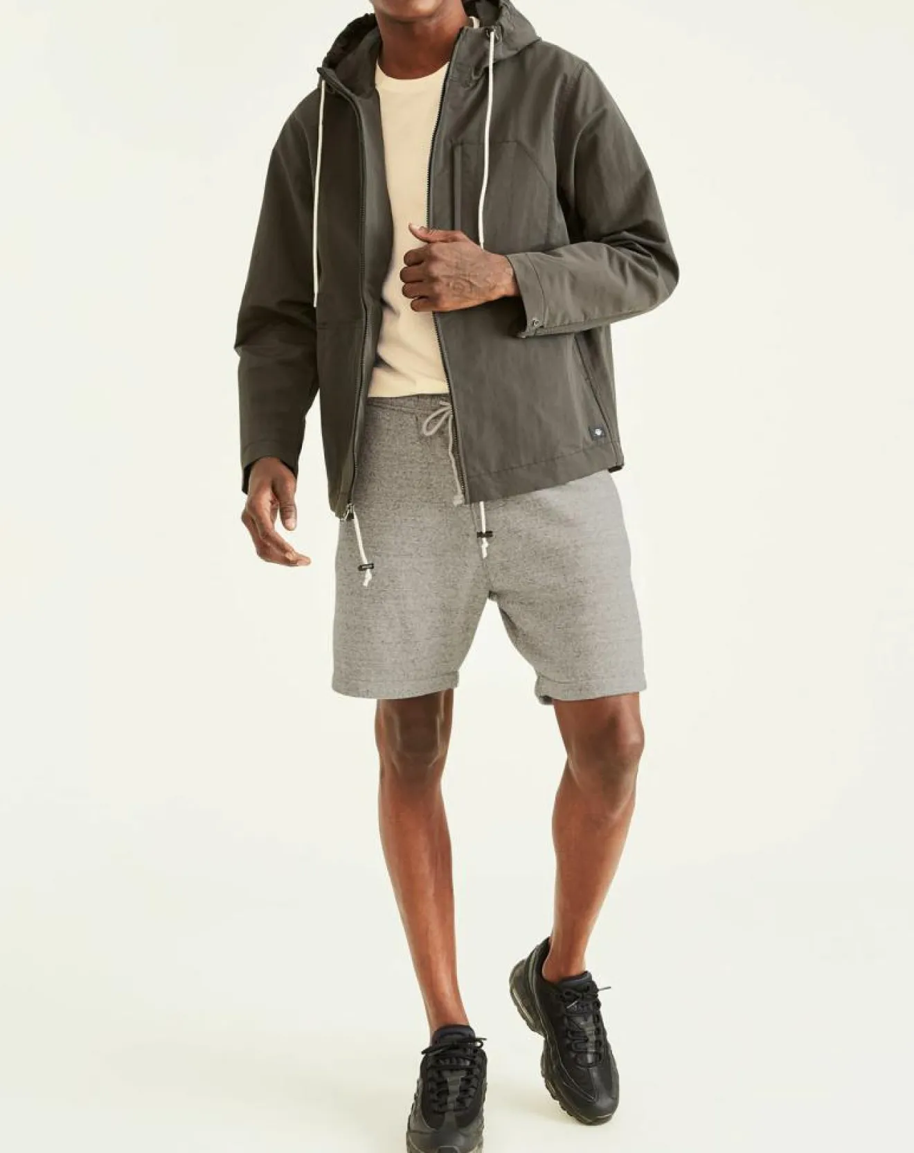 Homme Dockers Parka Full Zip kaki