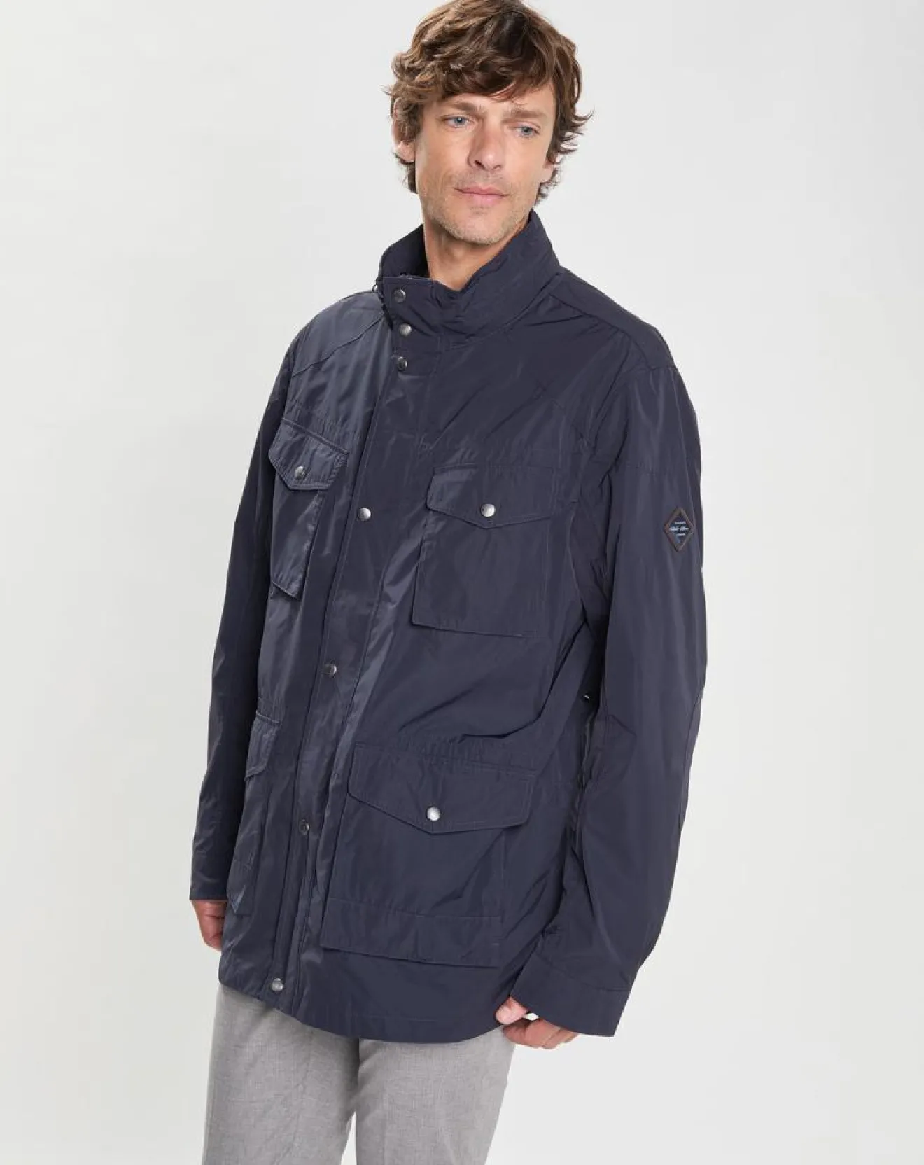 Best Hackett London Parka imperméable Velo Speed bleu marine