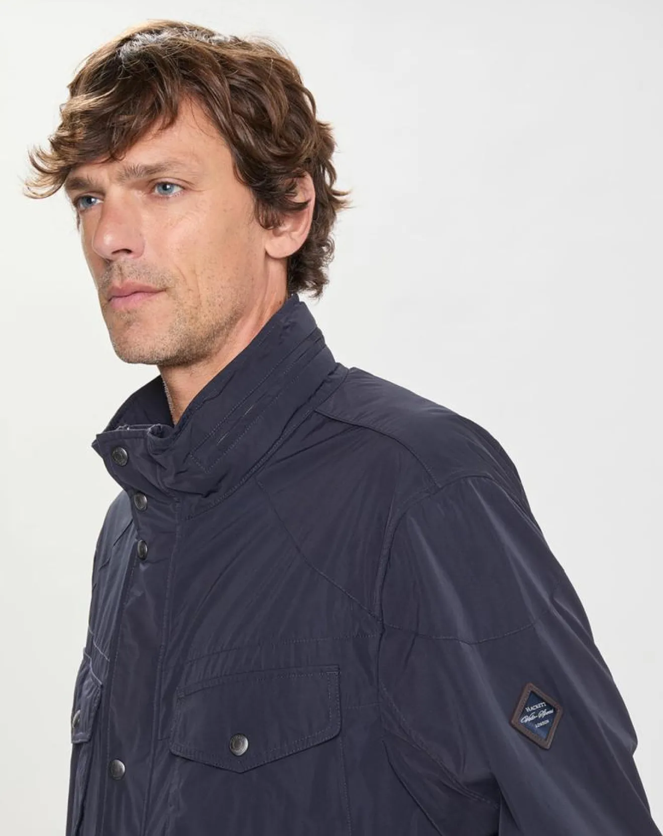 Best Hackett London Parka imperméable Velo Speed bleu marine