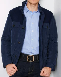Clearance Hackett London Parka légère Arbourfield bleu marine