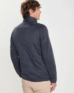 Discount Hackett London Parka légère bleue
