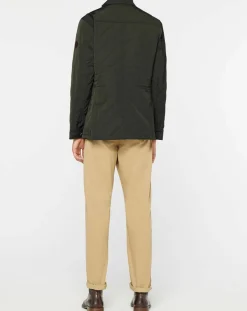 Outlet Hackett London Parka légère Olborne kaki