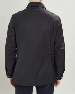 Homme Hackett London Parka Light bleu marine