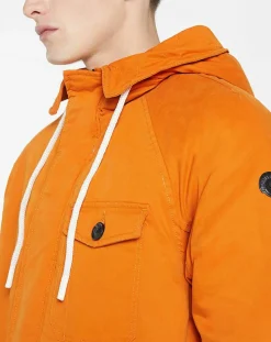Best Scotch & Soda Parka matelassée à capuche Sherpa orange