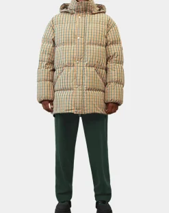 Outlet Marc O'Polo Parka Puffer oversize à carreaux multicolore