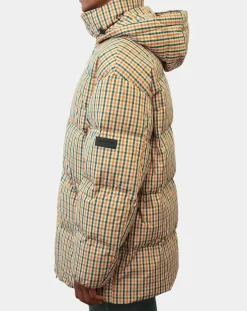 Outlet Marc O'Polo Parka Puffer oversize à carreaux multicolore