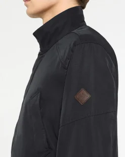 Homme Hackett London Parka Saharienne droite bleu marine