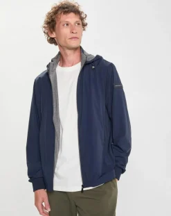 Homme Hackett London Parka Sport bleue