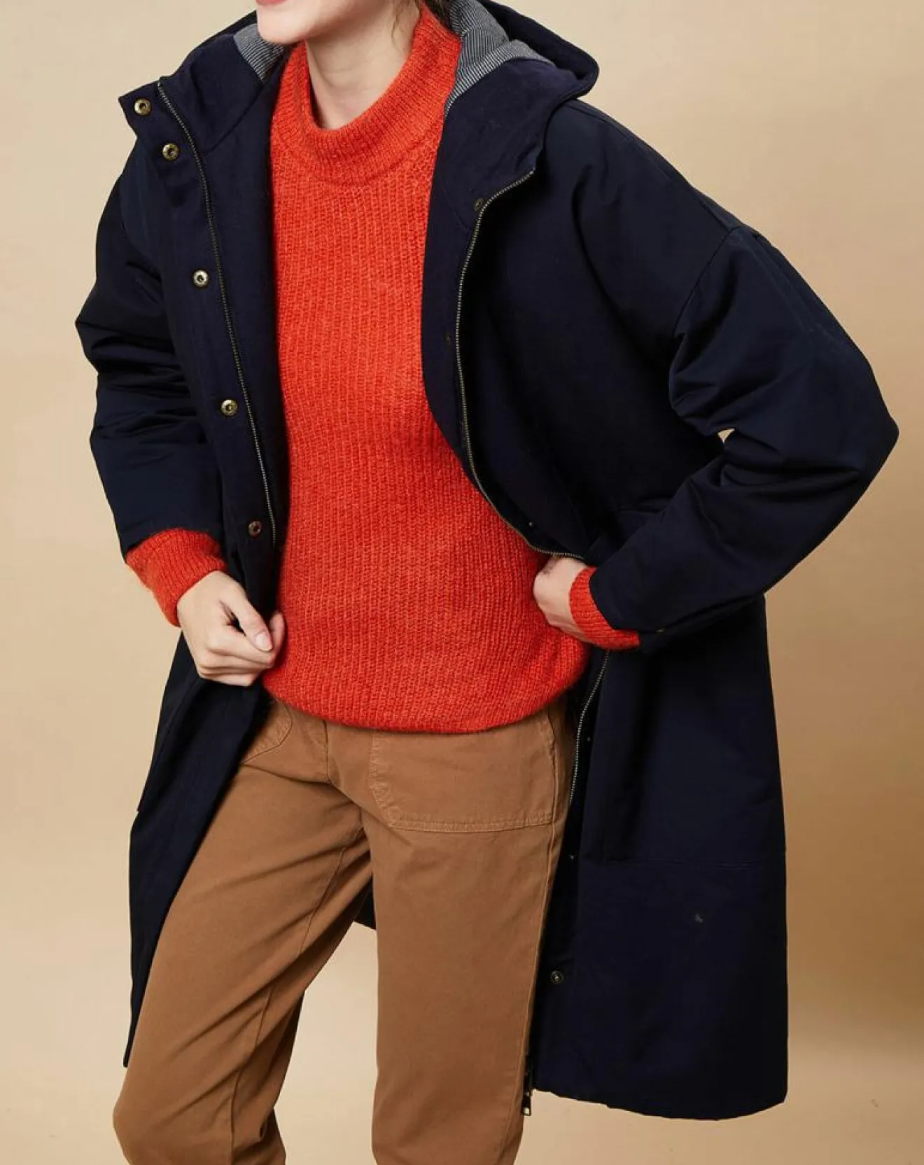 Femme Harris Wilson Parka Syrielle marine