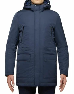 Hot Geox Parka technique Vincit bleu marine