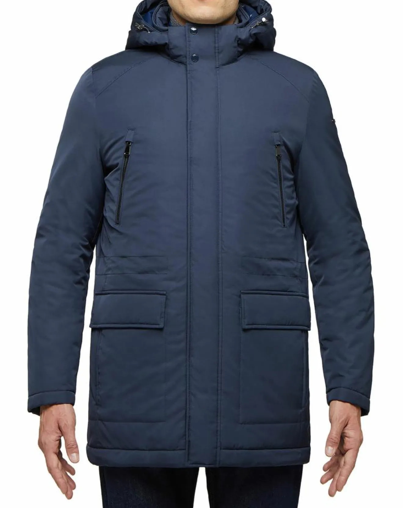 Hot Geox Parka technique Vincit bleu marine