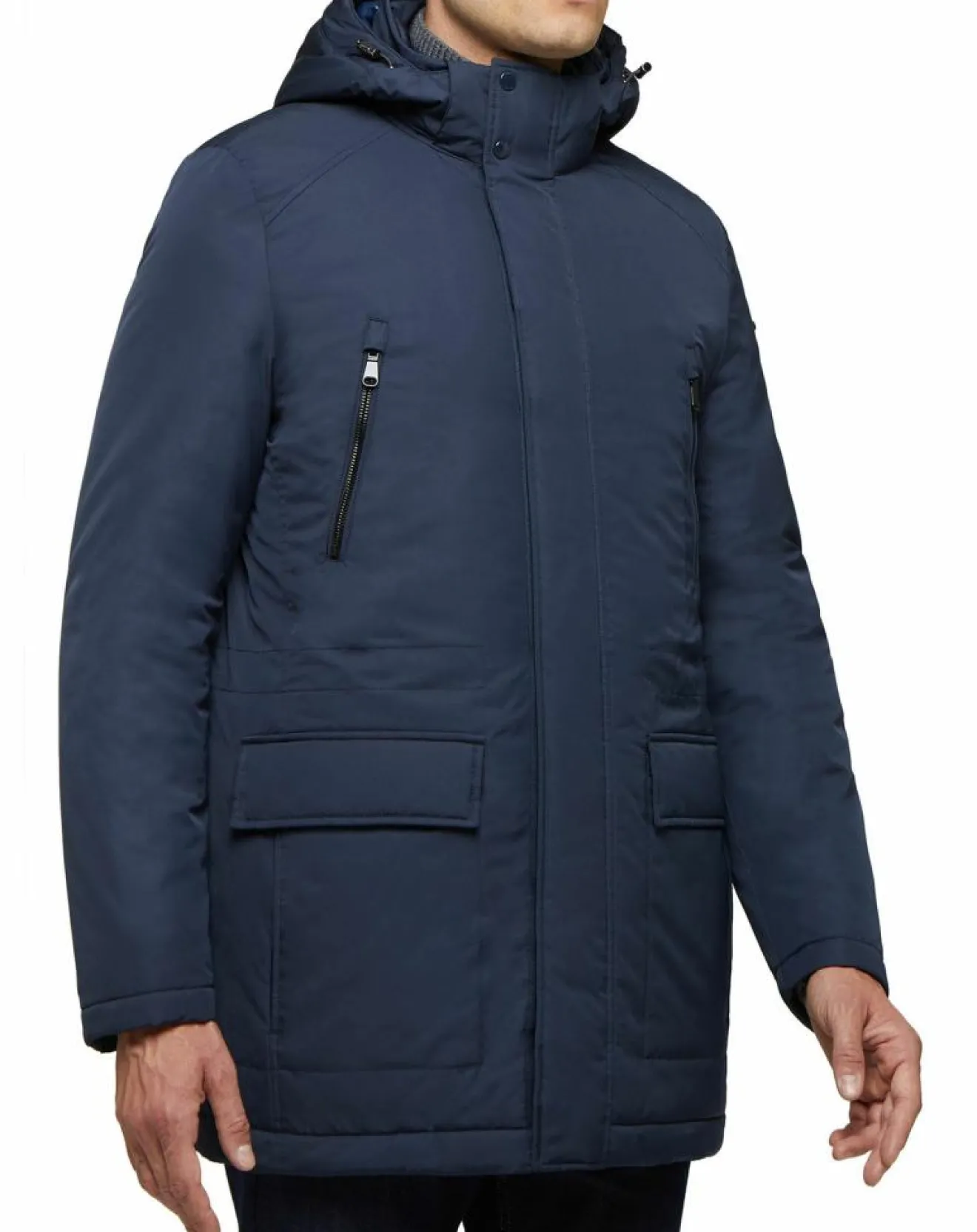 Hot Geox Parka technique Vincit bleu marine