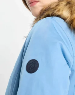 Best Marc O'Polo Parka Thermor à capuche fausse fourrure bleue