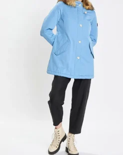 Best Marc O'Polo Parka Thermor à capuche fausse fourrure bleue