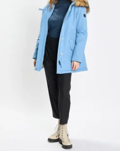 Best Marc O'Polo Parka Thermor à capuche fausse fourrure bleue