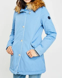Best Marc O'Polo Parka Thermor à capuche fausse fourrure bleue