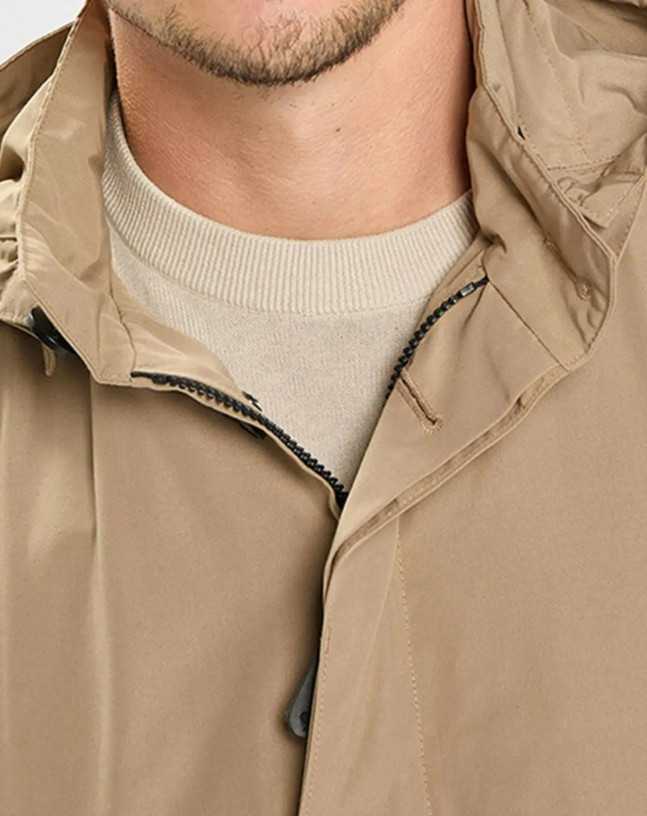 Homme Marc O'Polo Parka Thermor Double Amovible beige