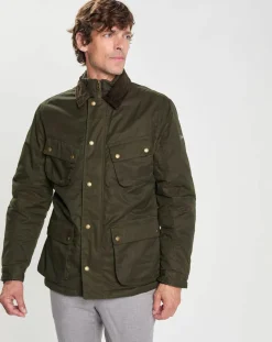 Sale Hackett London Parka Velo Speed kaki