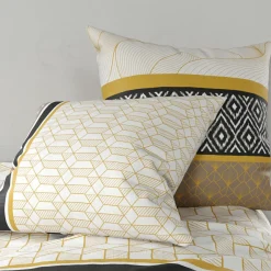 Atelier du Coton Parure de housse de couette Carioca beige