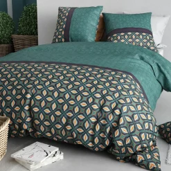 Online Atelier du Coton Parure Housse de Couette 3pcs 100% Coton 57fils Victory victory