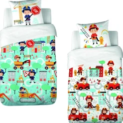 Baton Rouge Parure Housse de Couette Adouci Fuego bleue