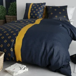 Atelier du Coton Parure Housse de Couette 3pcs 100%coton 57fils nil