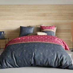 Outlet Ateliers du Linge Parure housse de couette Lily multicolore
