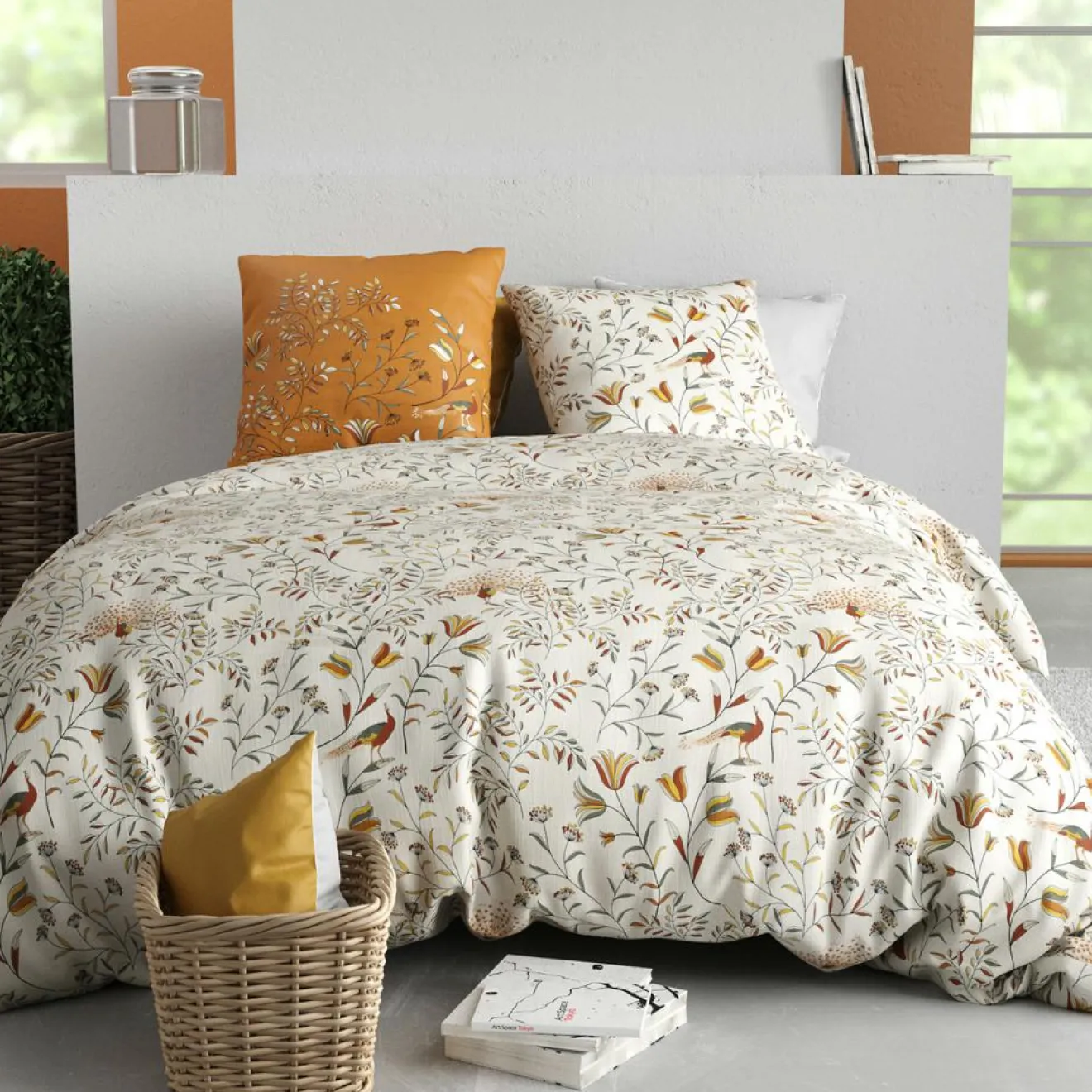 Atelier du Coton Parure Housse de Couette 3pcs 100% Coton 57fils demil