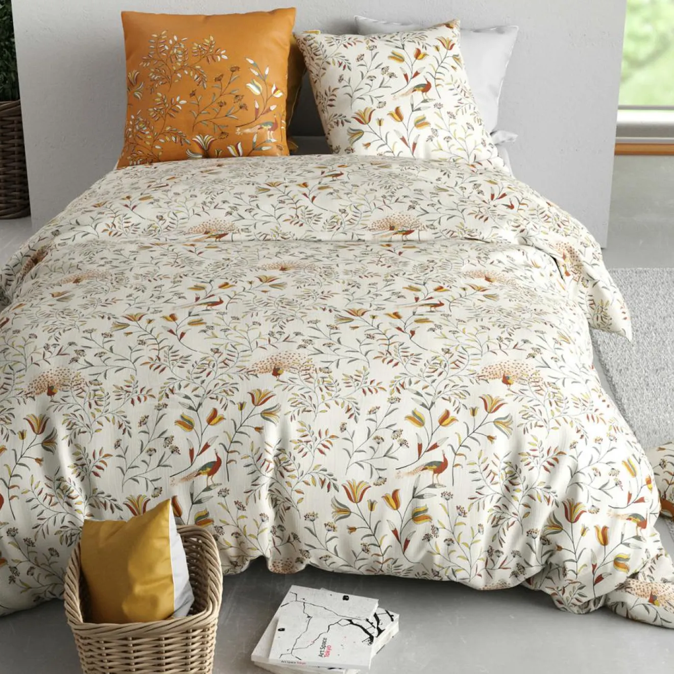 Atelier du Coton Parure Housse de Couette 3pcs 100% Coton 57fils demil