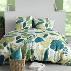 New Baton Rouge Parure Housse de Couette Tropicalia multicolore