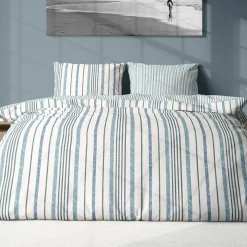 Outlet Home Collection Parure housse de couette Calanque blanche