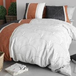 Baton Rouge Parure Housse de Couette Equinoxe multicolore