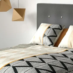 Atelier du Coton Parure Housse de Couette 3pcs 100% Coton 57fils madi