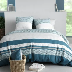 Baton Rouge Parure Housse de Couette Nocturne multicolore