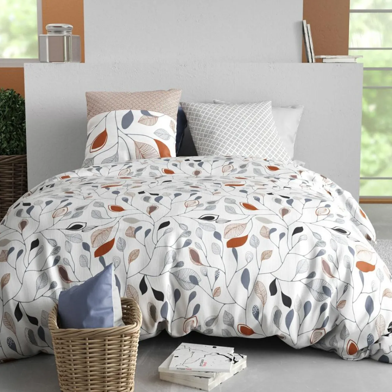 Baton Rouge Parure Housse de Couette Flolia multicolore