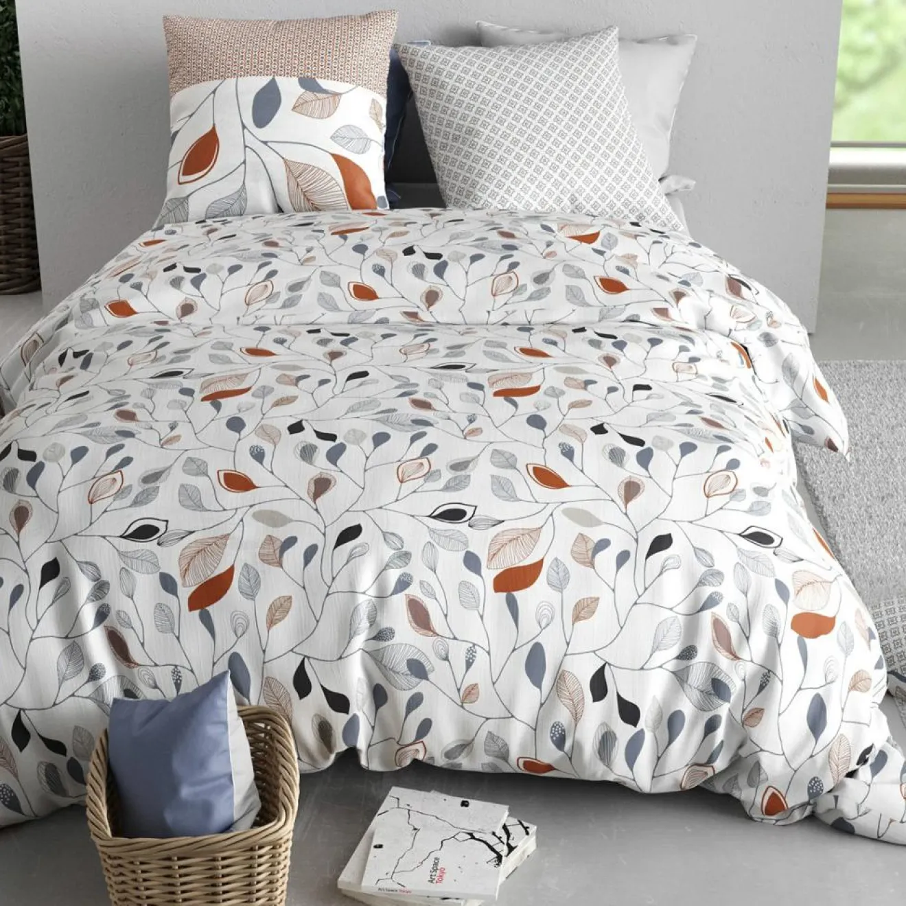 Baton Rouge Parure Housse de Couette Flolia multicolore