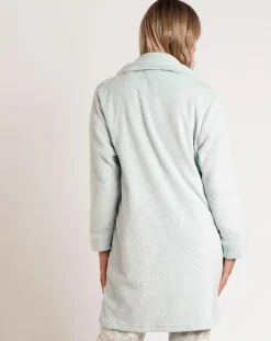 Femme Admas Peignoir Aqua aqua