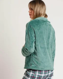 Best Admas Peignoir Be Kind to the Planet C vert feuille