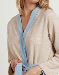 Femme Admas Peignoir femme Sleep All Day beige