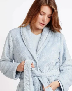 Femme Admas Classic Peignoir Forever bleu ciel