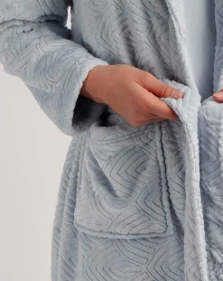 Femme Admas Classic Peignoir Forever bleu ciel