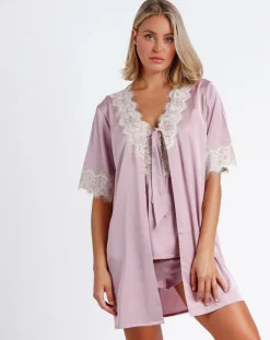 Femme Admas Peignoir Romantic Wedding pétale