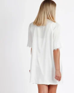 Discount Admas Peignoir Romantic Wedding blanc