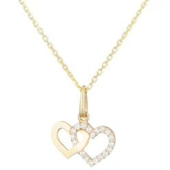 Femme Instant d'Or Pendentif Enlace-Moi or jaune