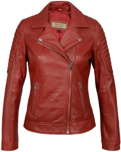 Clearance Chyston Perfecto en Cuir Brithney rouge